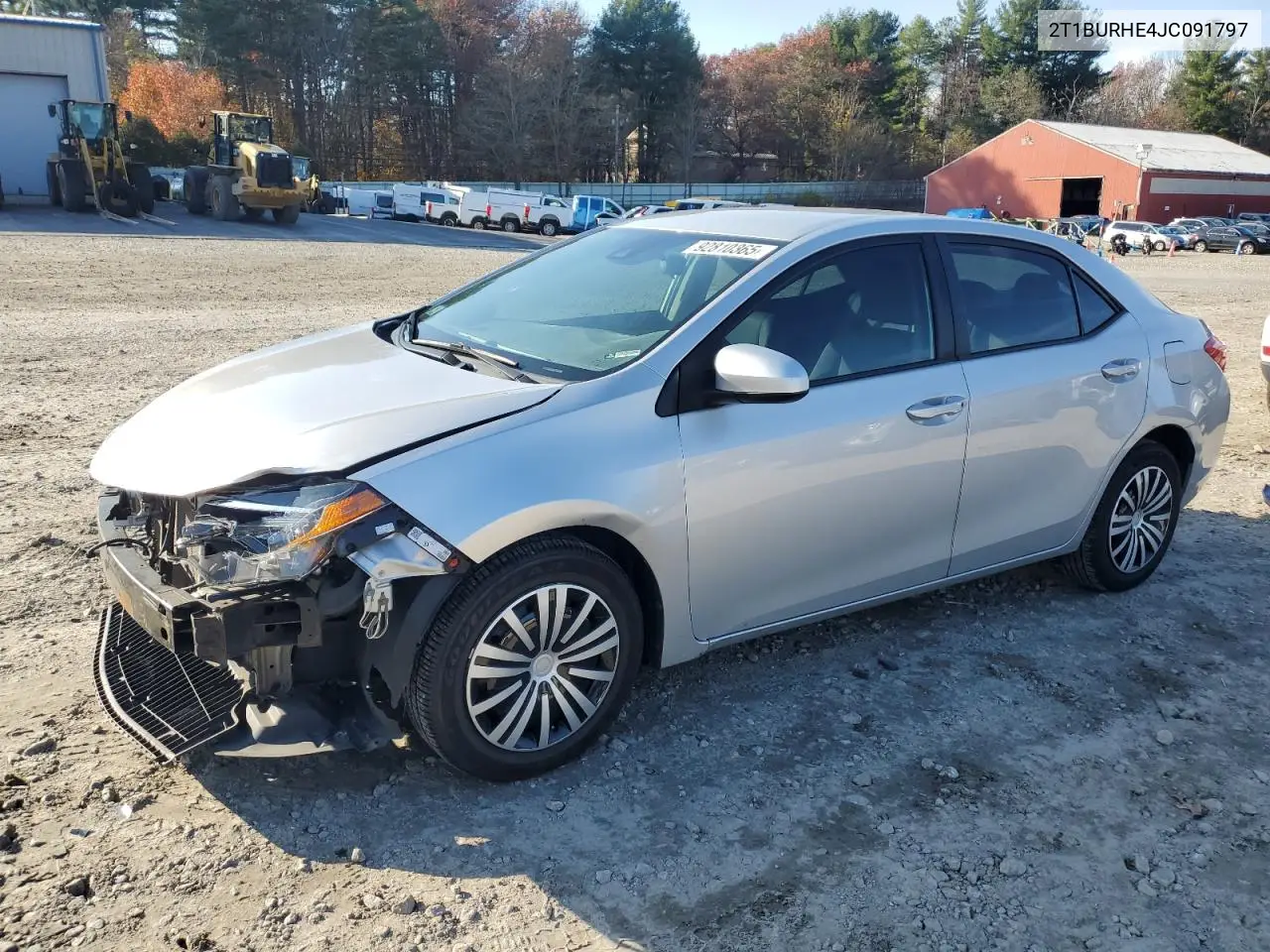 2T1BURHE4JC091797 2018 Toyota Corolla L
