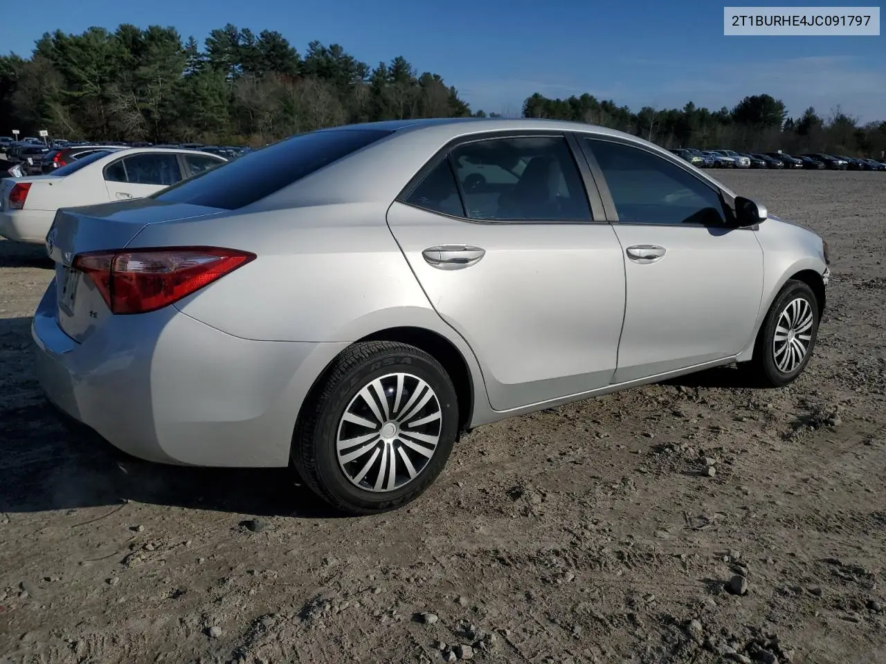 2T1BURHE4JC091797 2018 Toyota Corolla L