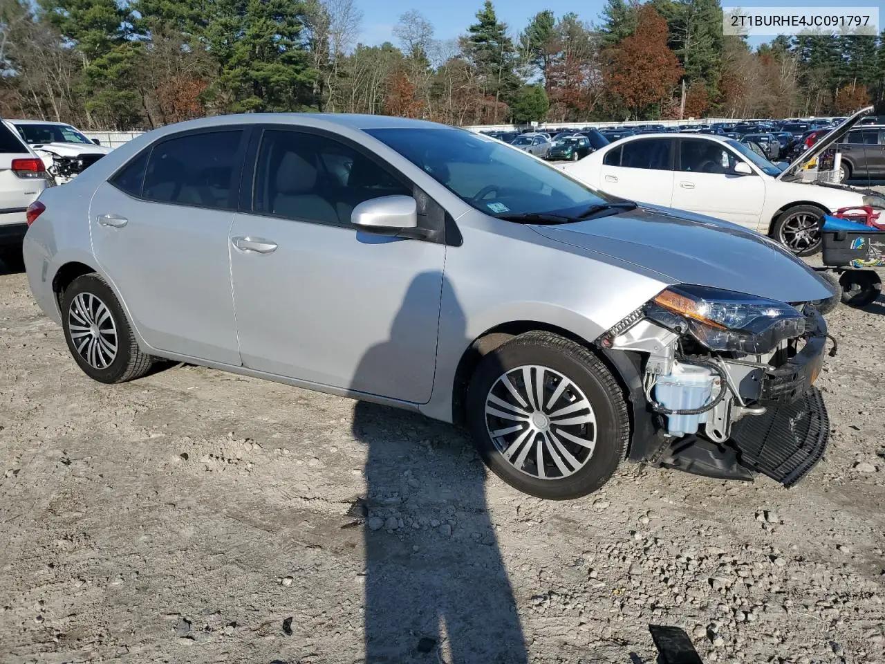 2T1BURHE4JC091797 2018 Toyota Corolla L