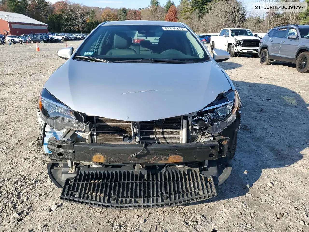 2T1BURHE4JC091797 2018 Toyota Corolla L