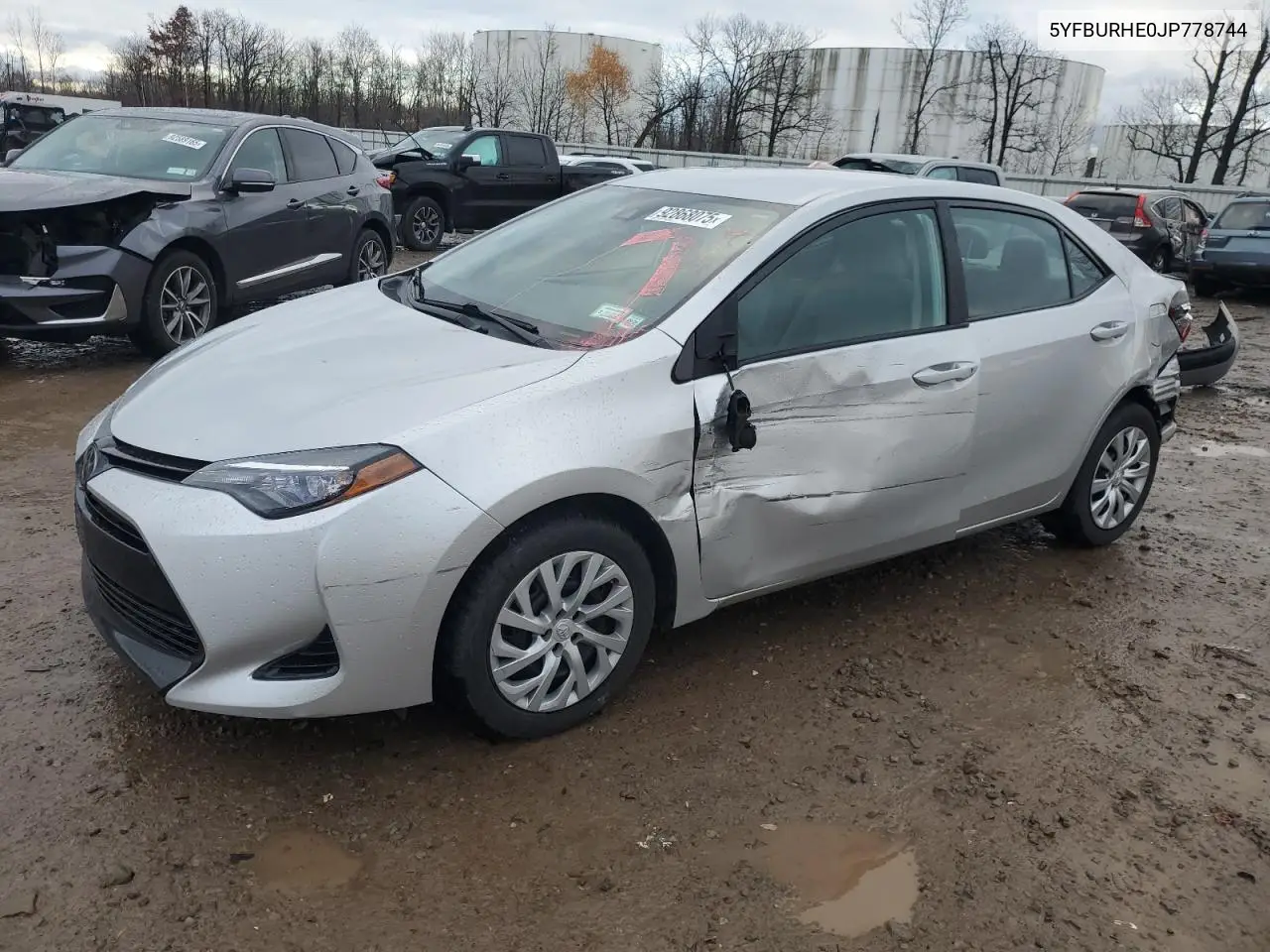5YFBURHE0JP778744 2018 Toyota Corolla L