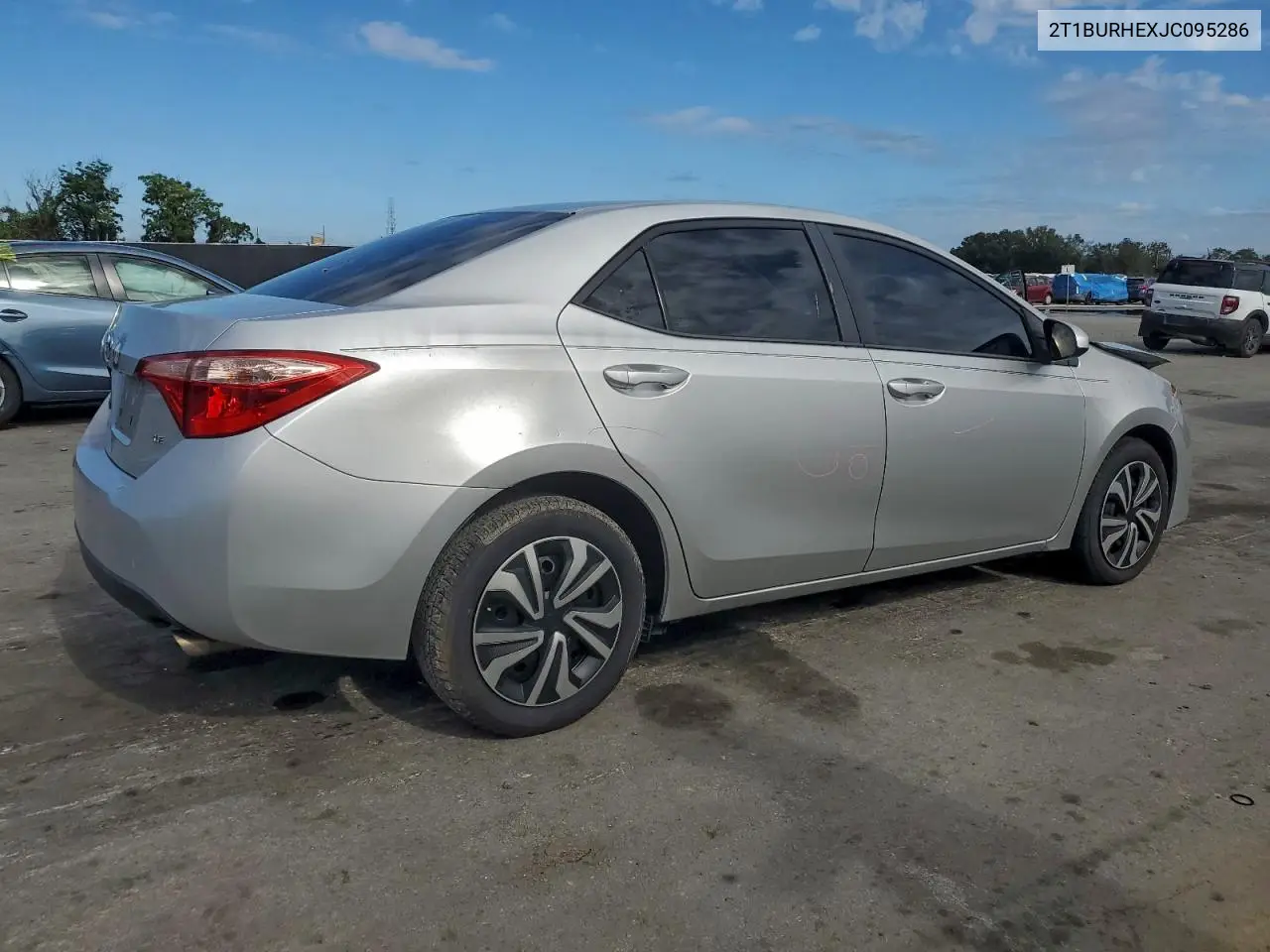 2T1BURHEXJC095286 2018 Toyota Corolla L