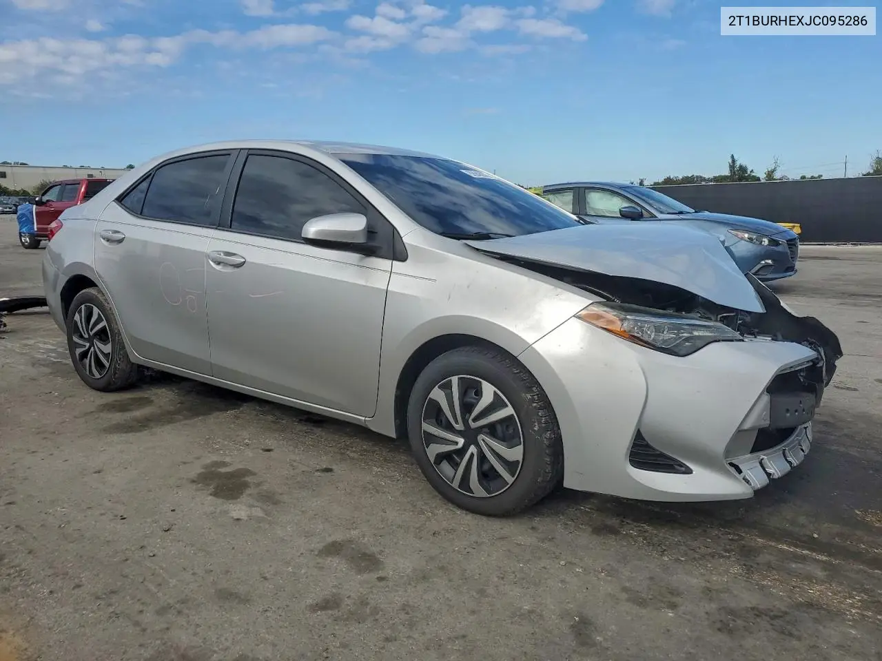 2T1BURHEXJC095286 2018 Toyota Corolla L