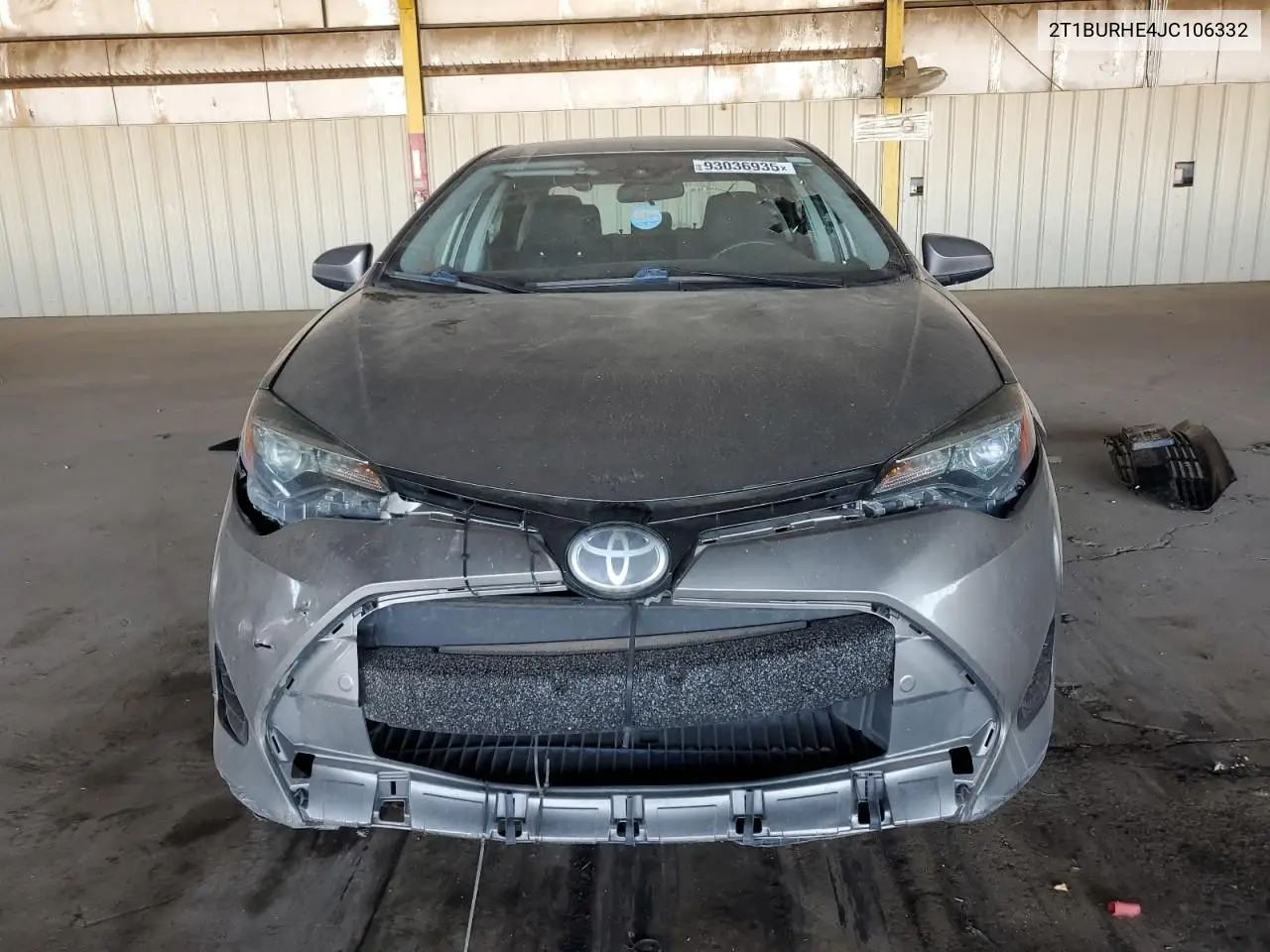 2T1BURHE4JC106332 2018 Toyota Corolla L