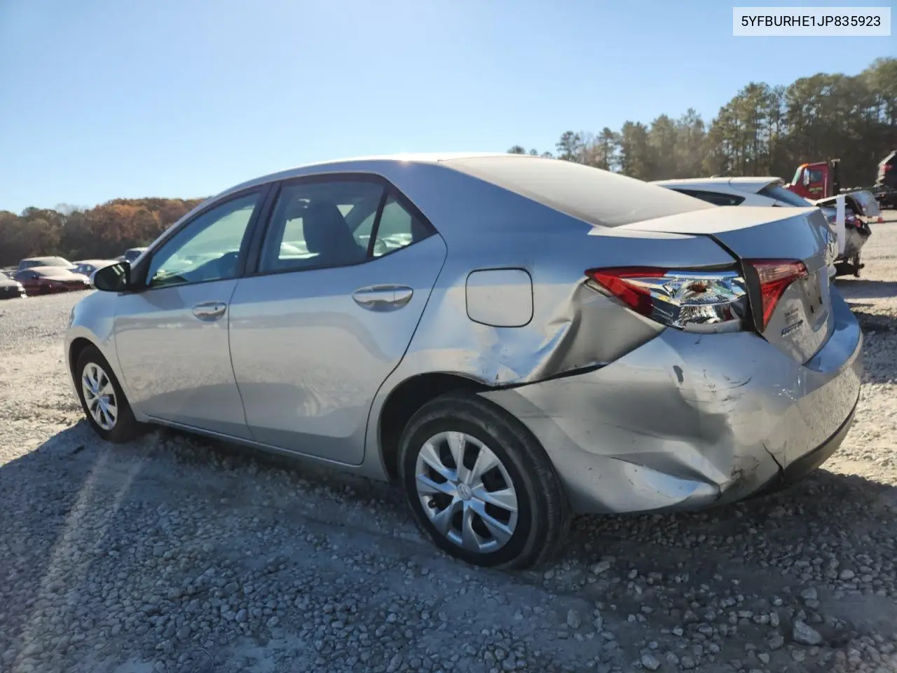 5YFBURHE1JP835923 2018 Toyota Corolla L