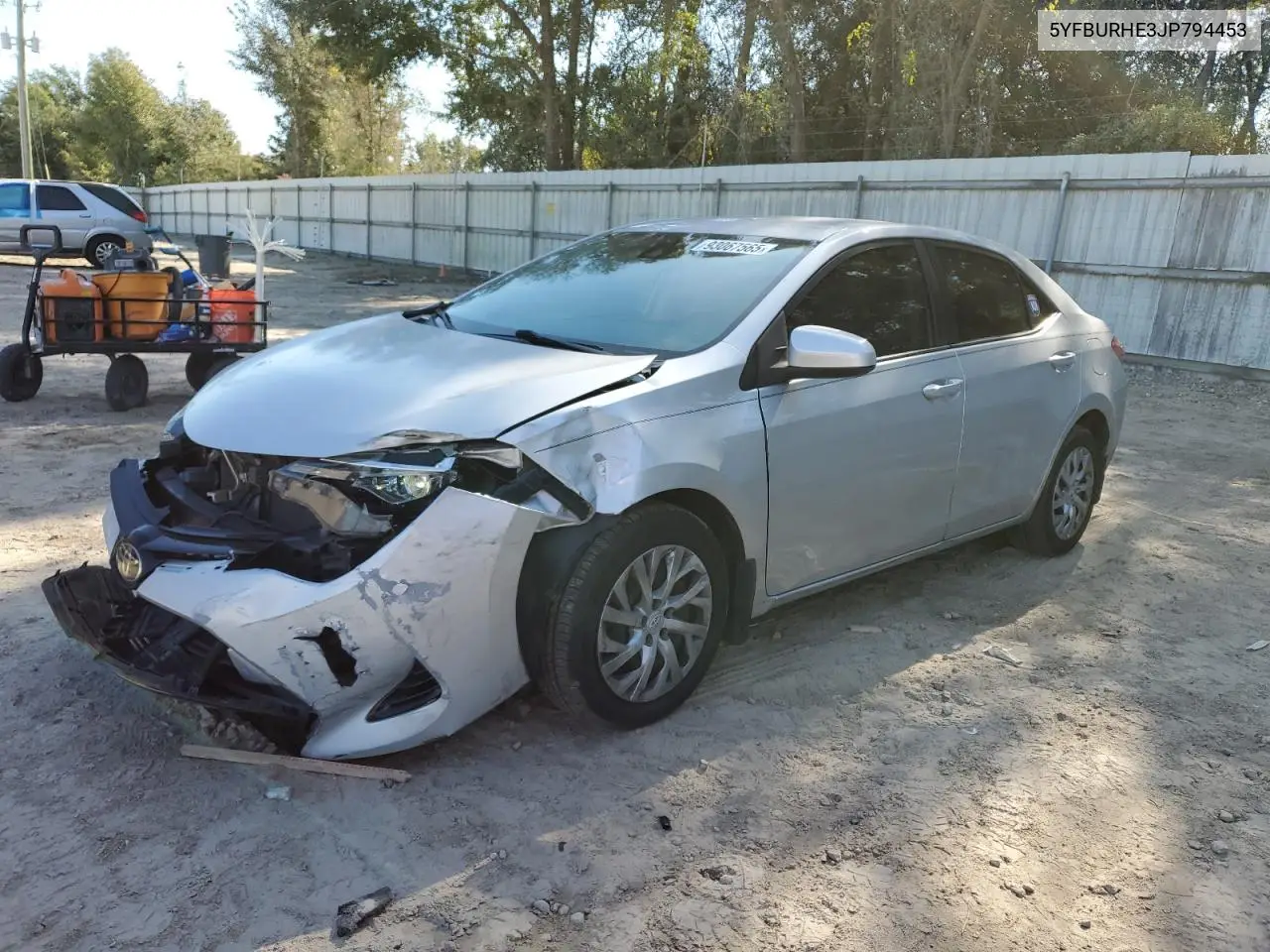 5YFBURHE3JP794453 2018 Toyota Corolla L