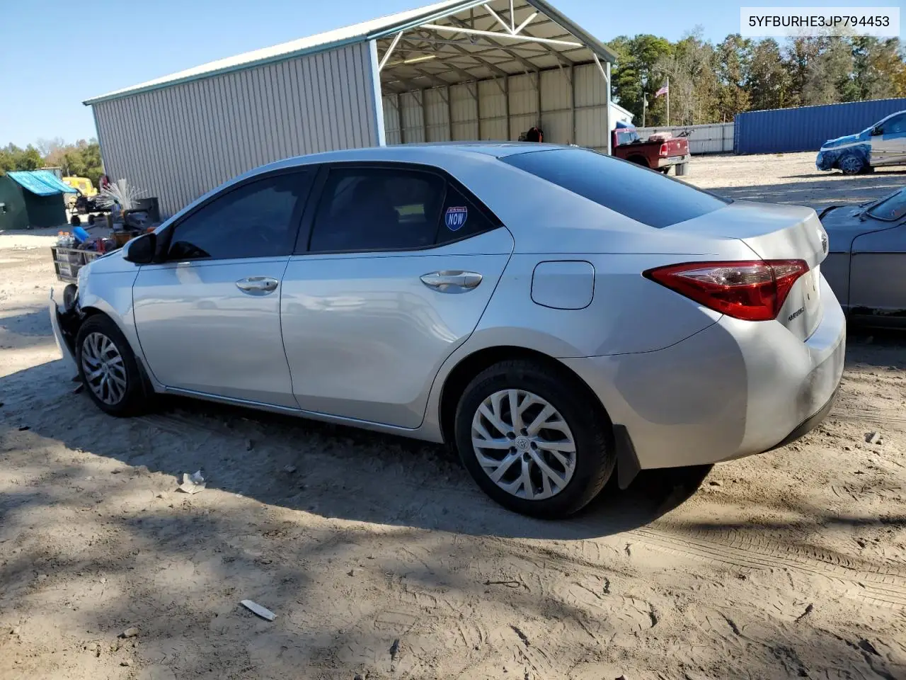 5YFBURHE3JP794453 2018 Toyota Corolla L