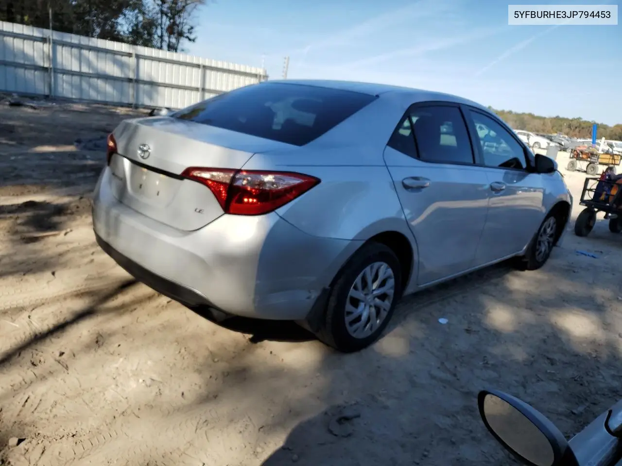 5YFBURHE3JP794453 2018 Toyota Corolla L