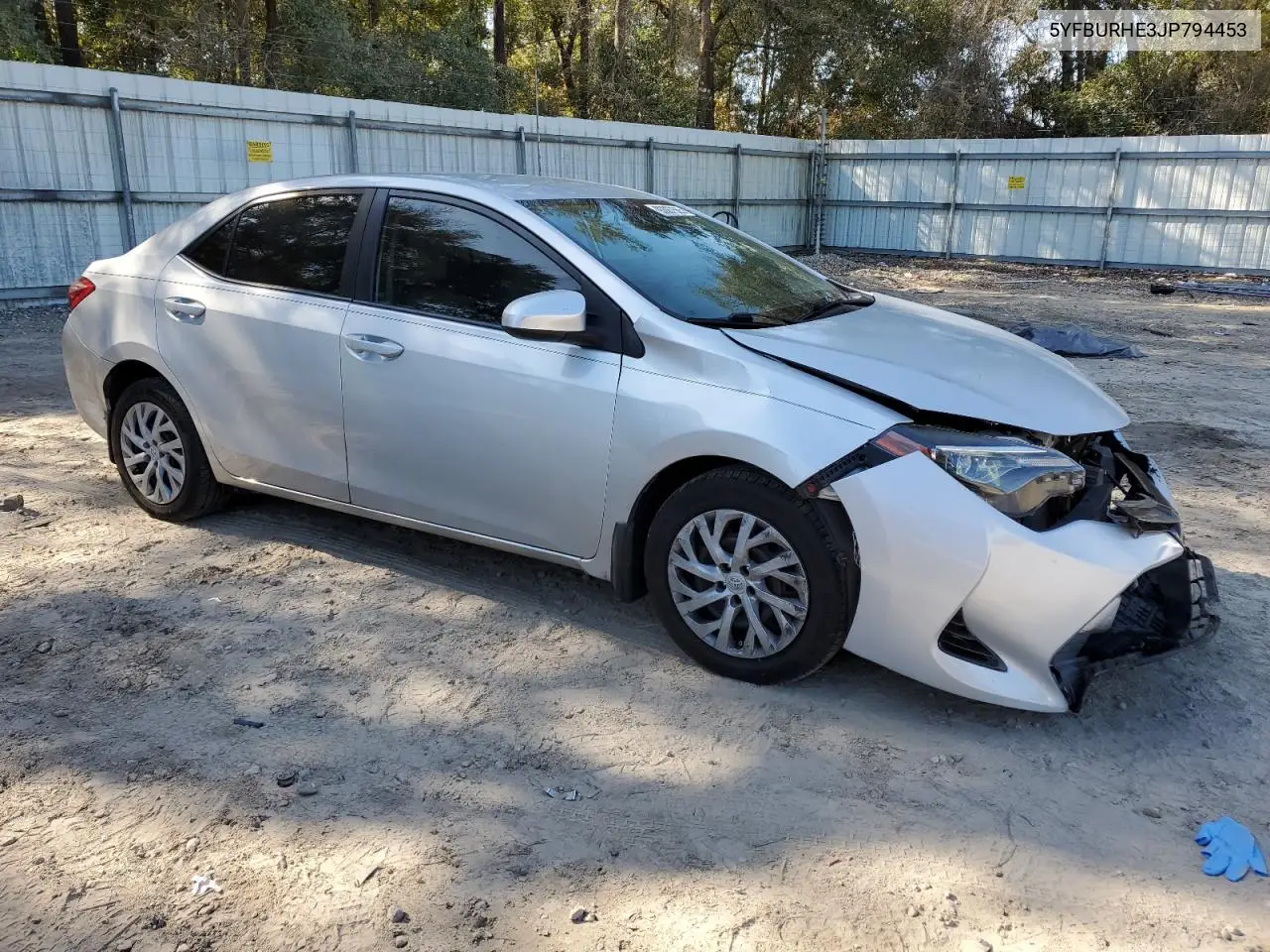5YFBURHE3JP794453 2018 Toyota Corolla L
