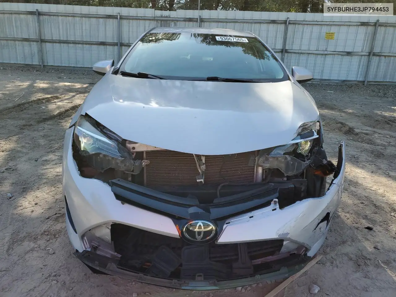 5YFBURHE3JP794453 2018 Toyota Corolla L