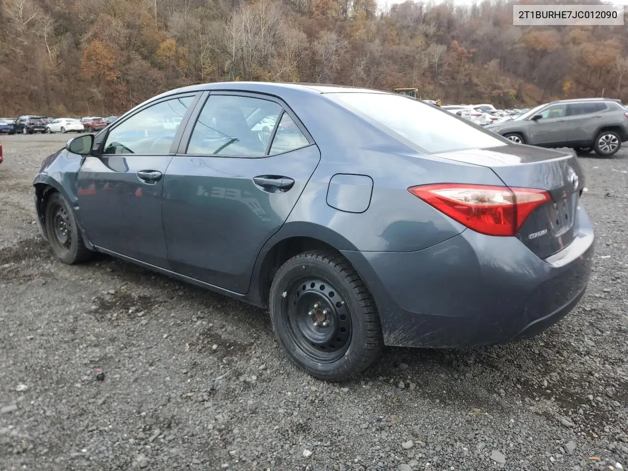 2T1BURHE7JC012090 2018 Toyota Corolla L