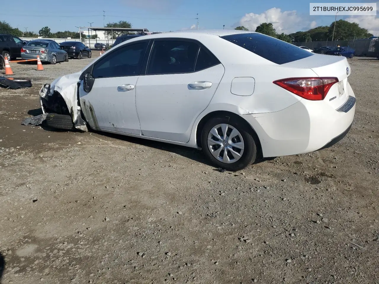 2T1BURHEXJC995699 2018 Toyota Corolla L