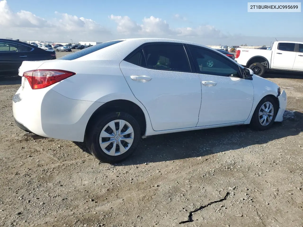 2T1BURHEXJC995699 2018 Toyota Corolla L