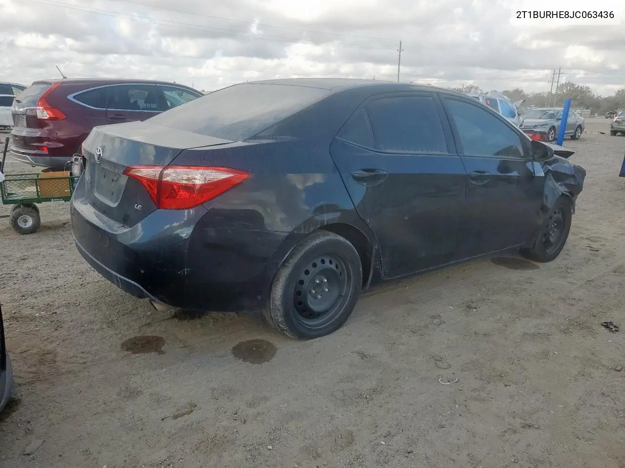 2T1BURHE8JC063436 2018 Toyota Corolla L