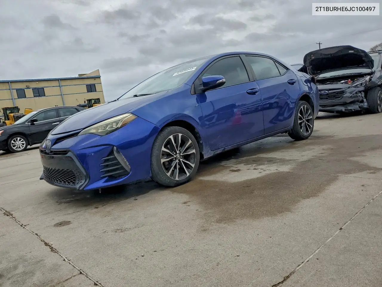 2T1BURHE6JC100497 2018 Toyota Corolla L