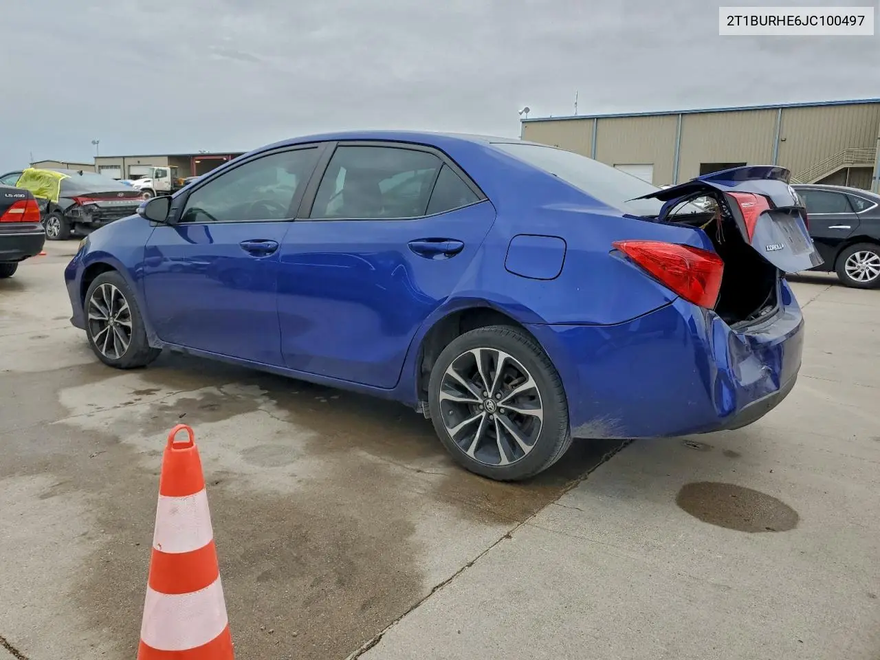 2T1BURHE6JC100497 2018 Toyota Corolla L