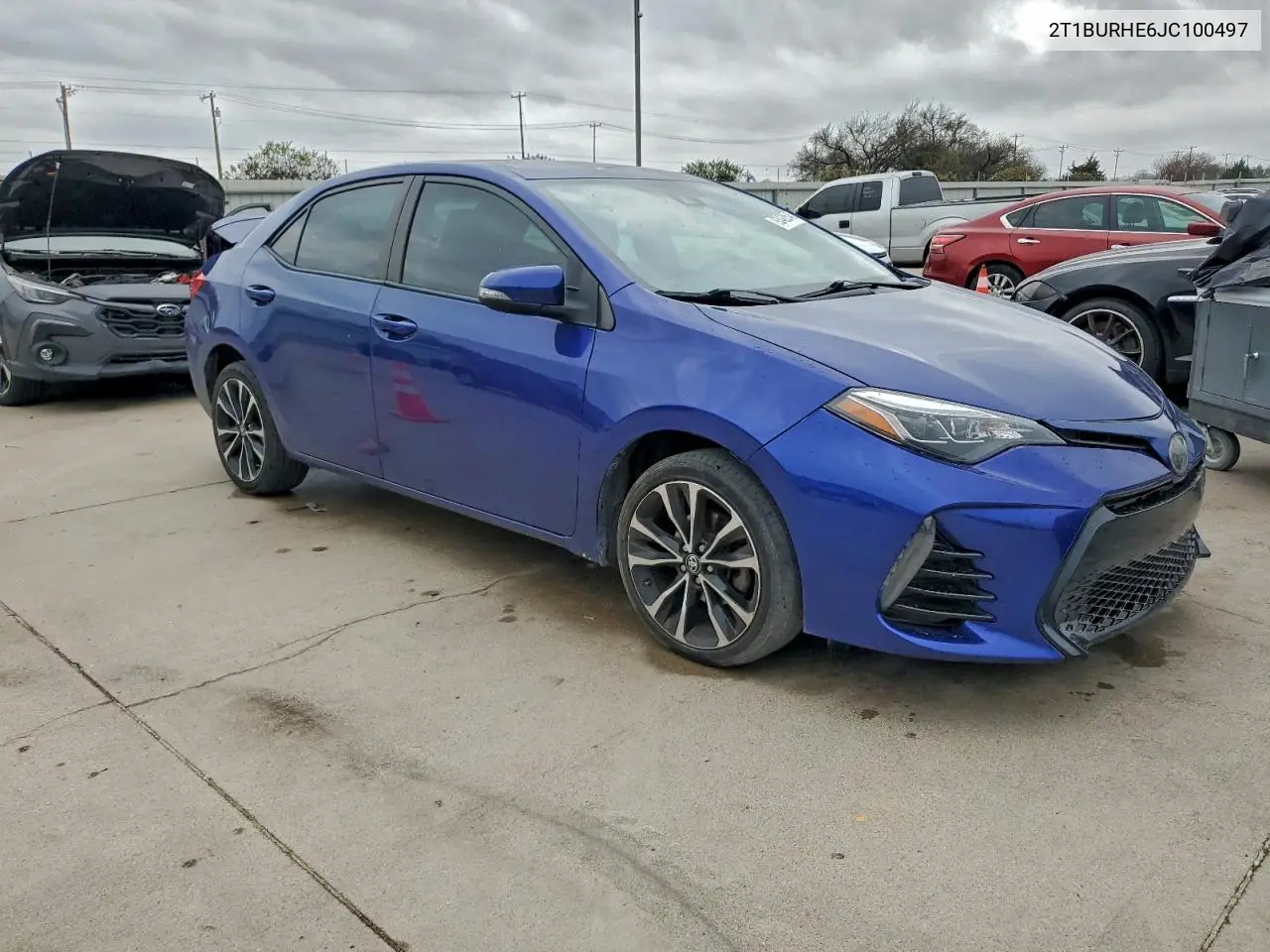 2T1BURHE6JC100497 2018 Toyota Corolla L