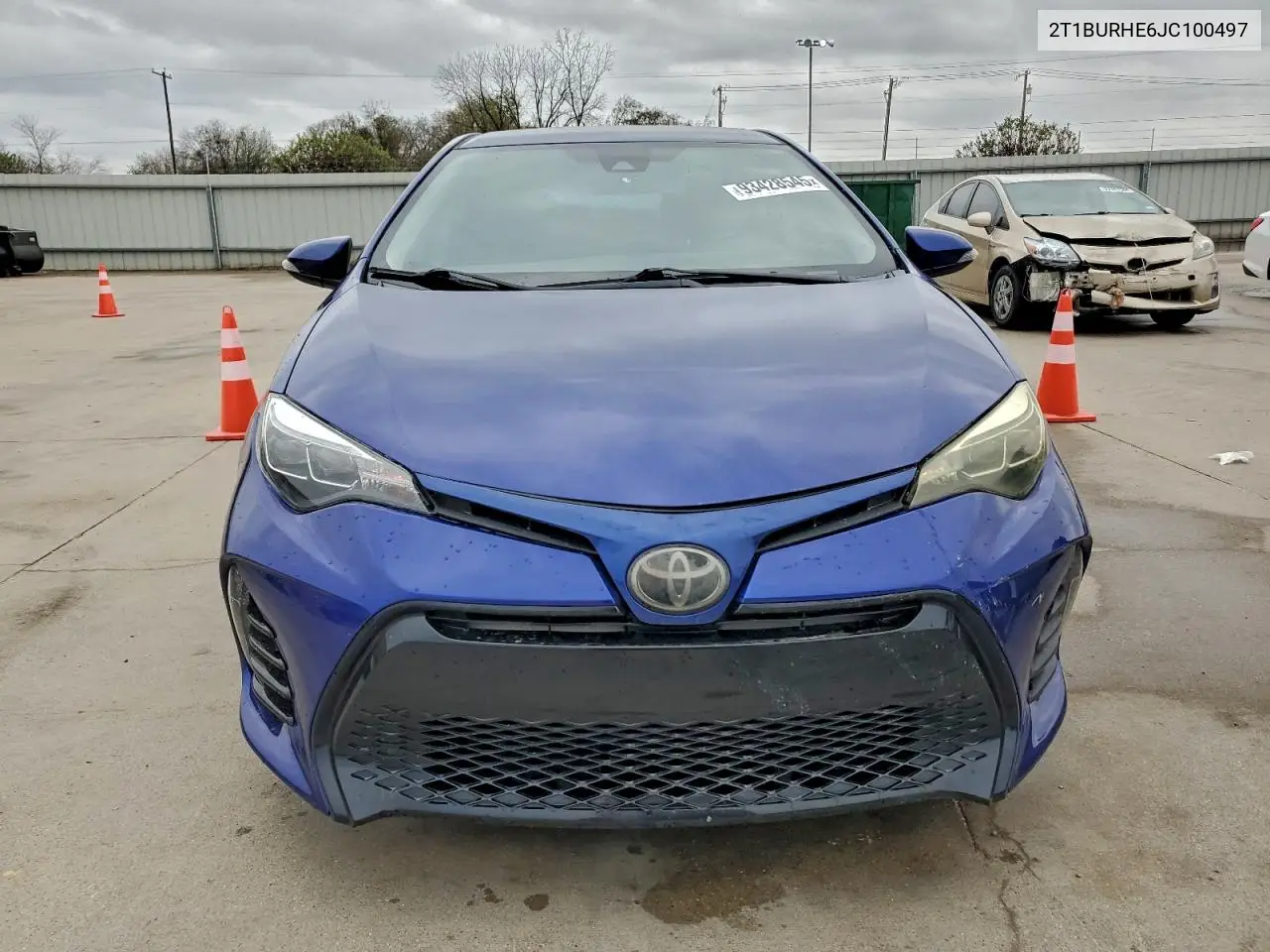 2T1BURHE6JC100497 2018 Toyota Corolla L