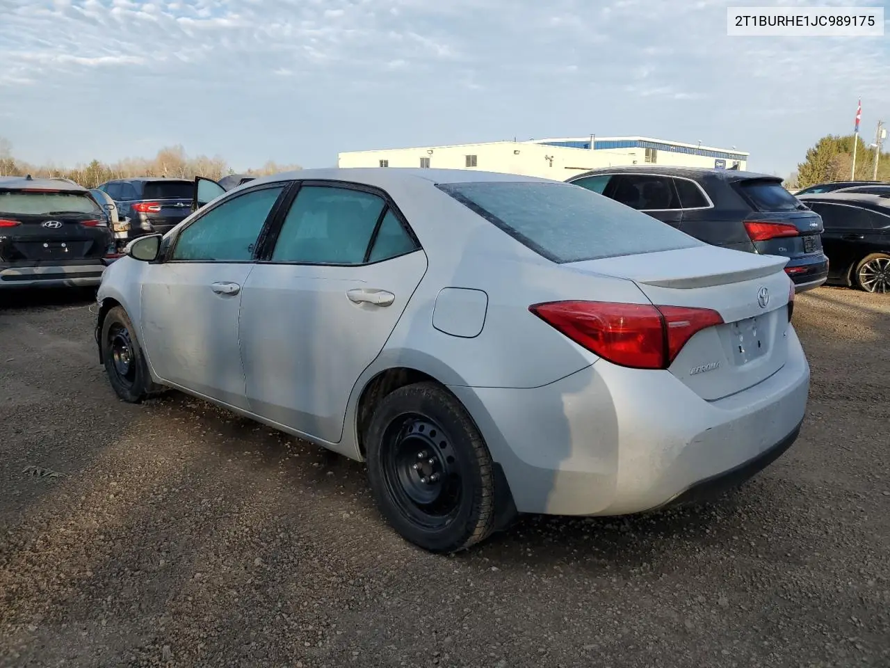 2T1BURHE1JC989175 2018 Toyota Corolla L
