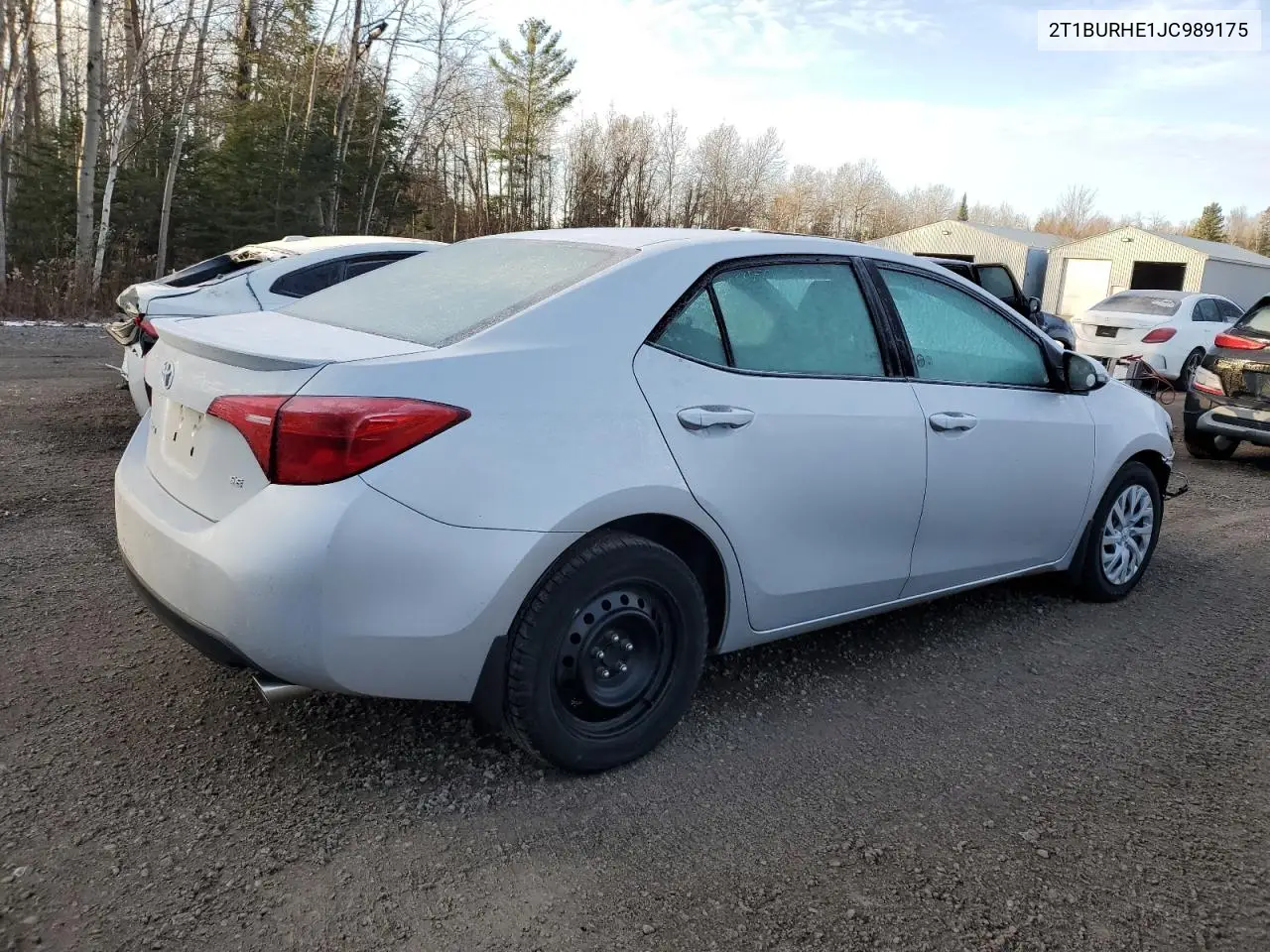 2T1BURHE1JC989175 2018 Toyota Corolla L