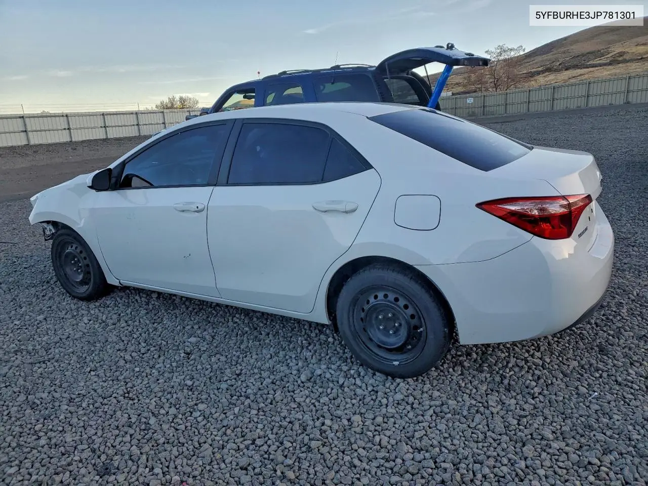 5YFBURHE3JP781301 2018 Toyota Corolla L