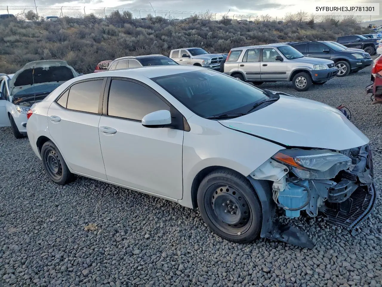 5YFBURHE3JP781301 2018 Toyota Corolla L