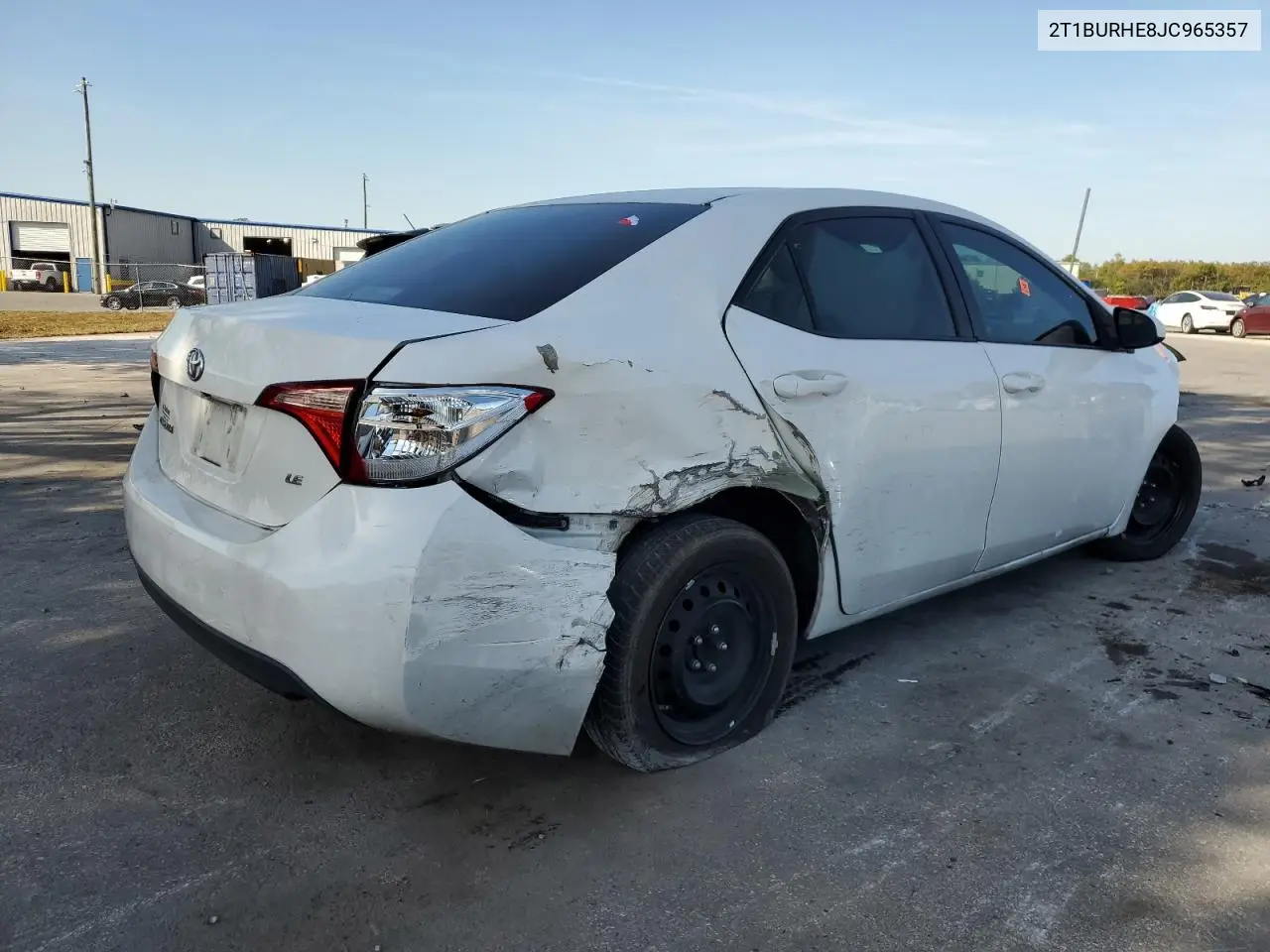 2T1BURHE8JC965357 2018 Toyota Corolla L