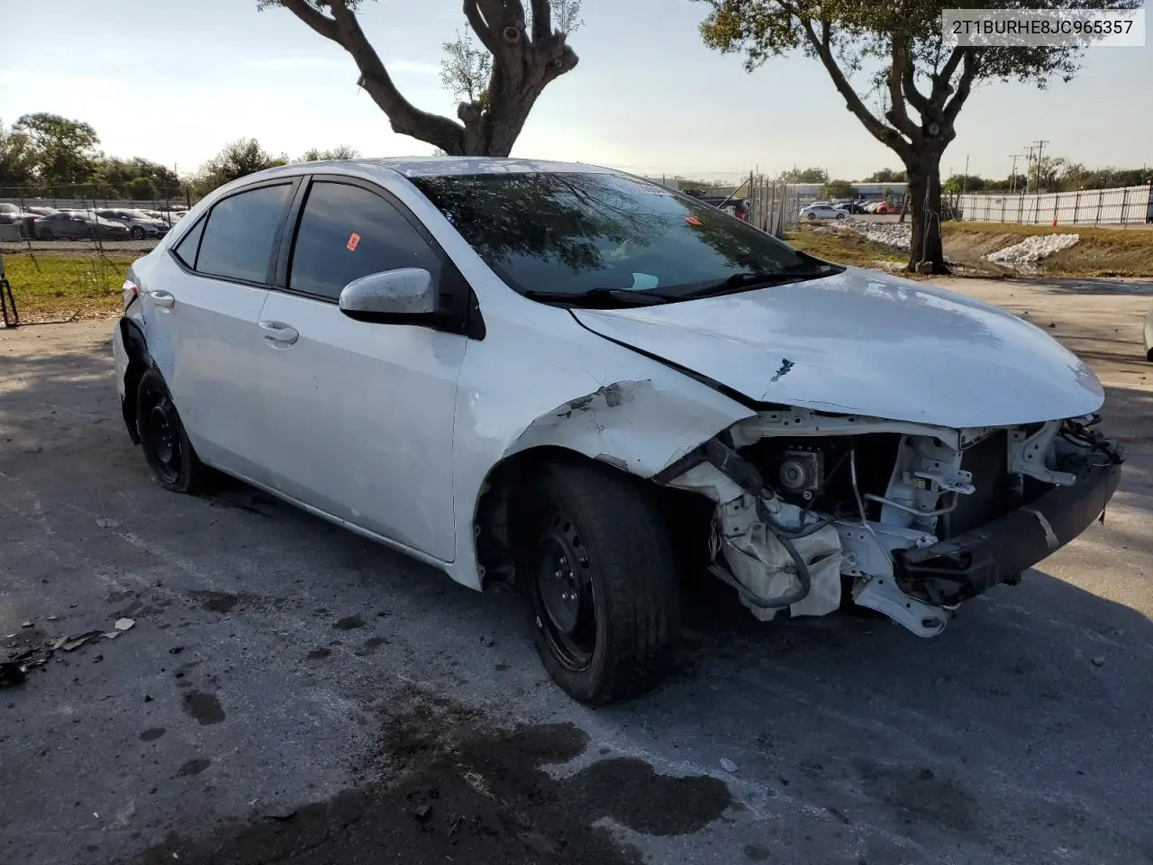 2T1BURHE8JC965357 2018 Toyota Corolla L