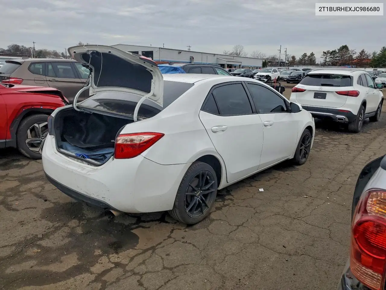 2T1BURHEXJC986680 2018 Toyota Corolla L