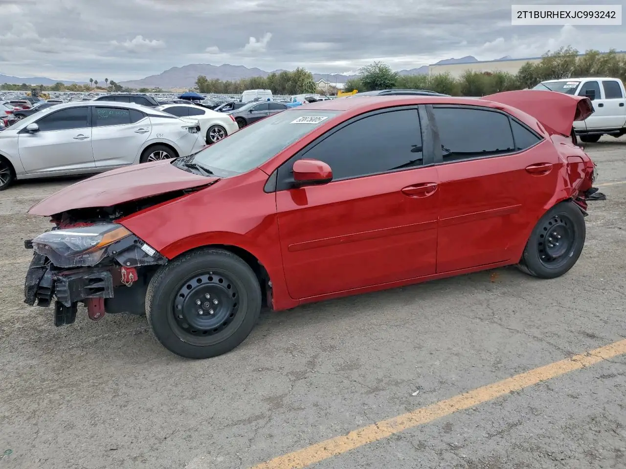 2T1BURHEXJC993242 2018 Toyota Corolla L