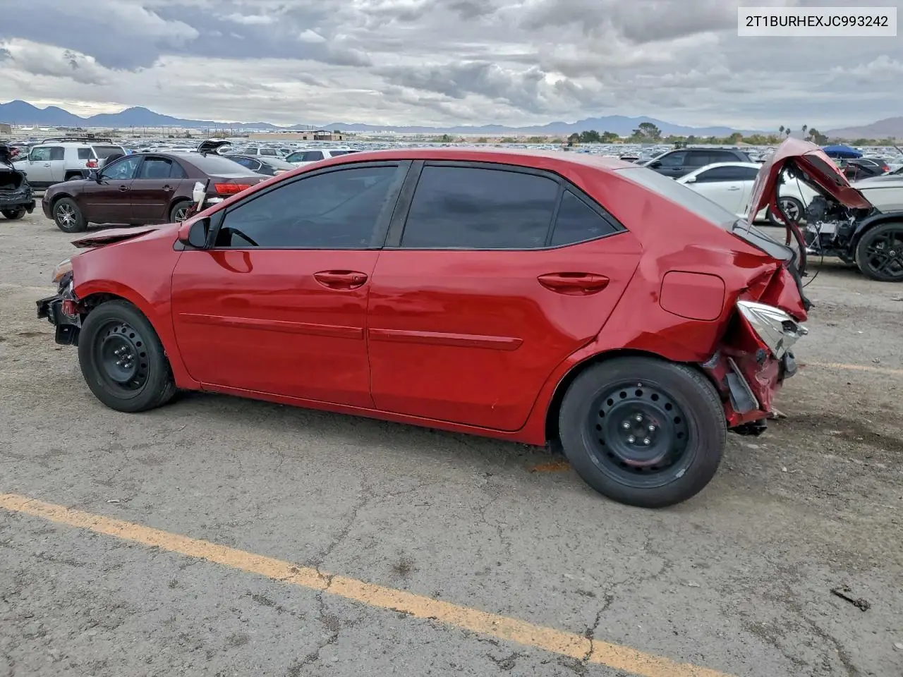 2T1BURHEXJC993242 2018 Toyota Corolla L