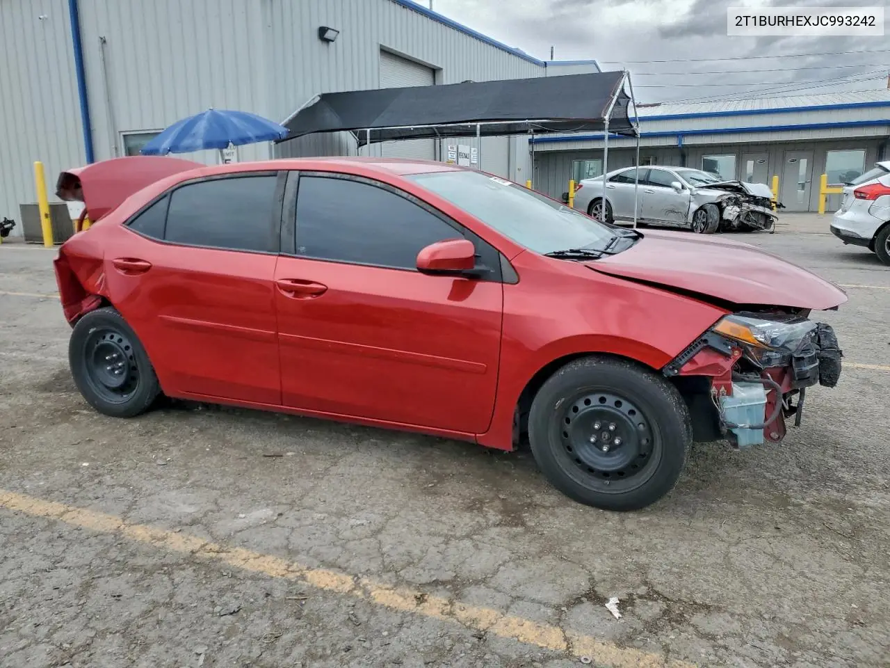 2T1BURHEXJC993242 2018 Toyota Corolla L