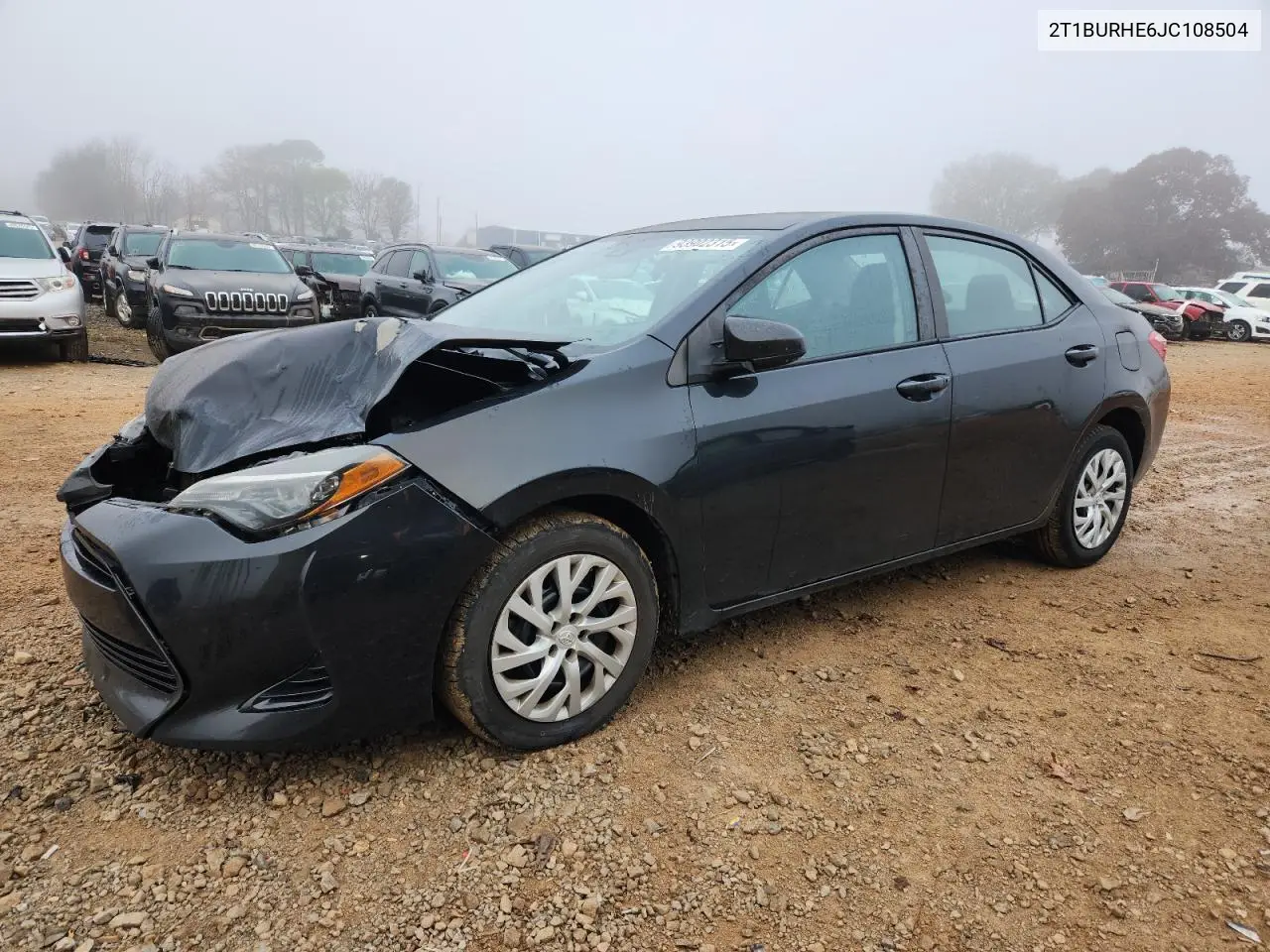 2T1BURHE6JC108504 2018 Toyota Corolla L