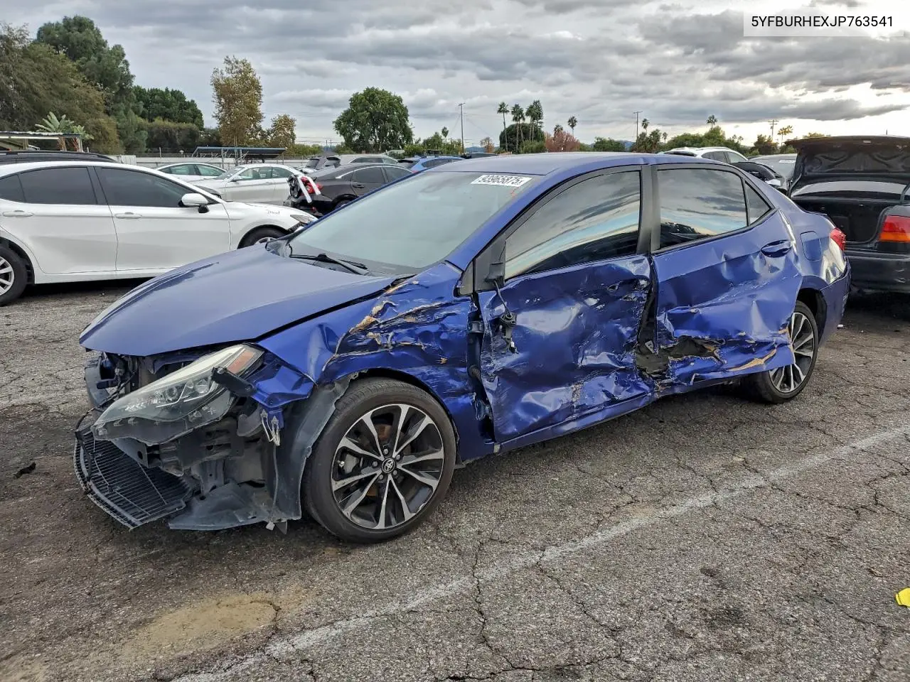 5YFBURHEXJP763541 2018 Toyota Corolla L
