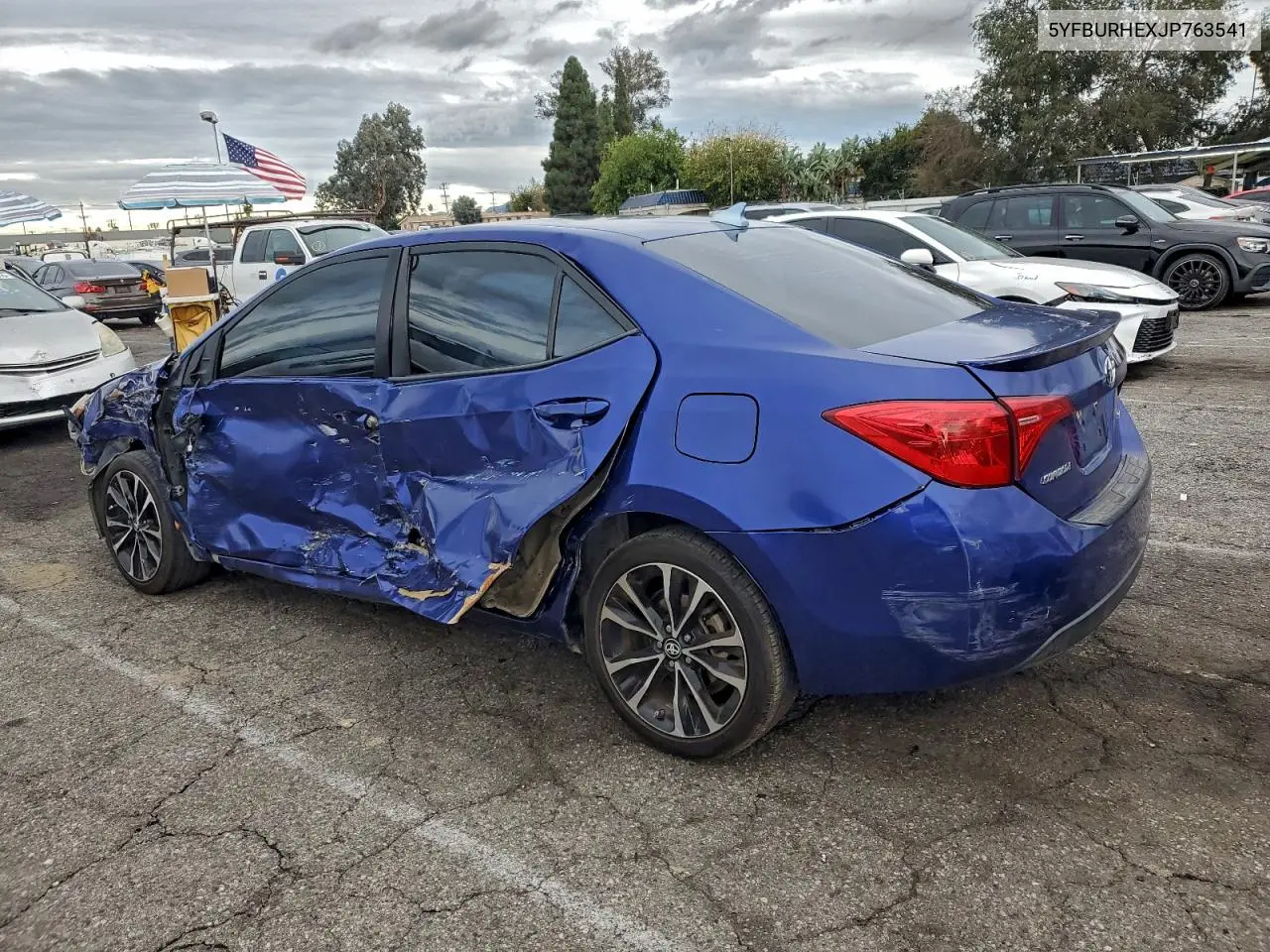 5YFBURHEXJP763541 2018 Toyota Corolla L