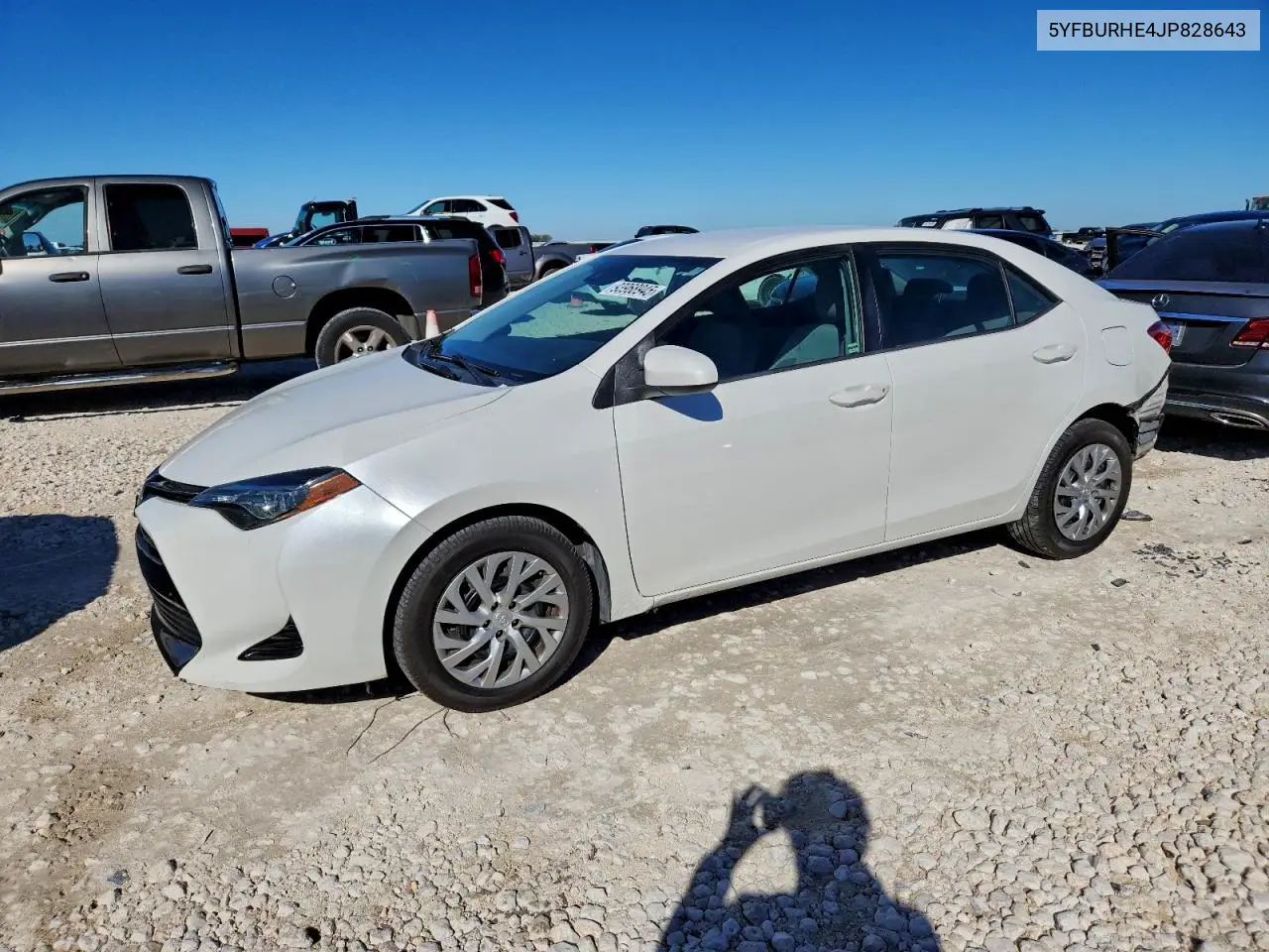 5YFBURHE4JP828643 2018 Toyota Corolla L