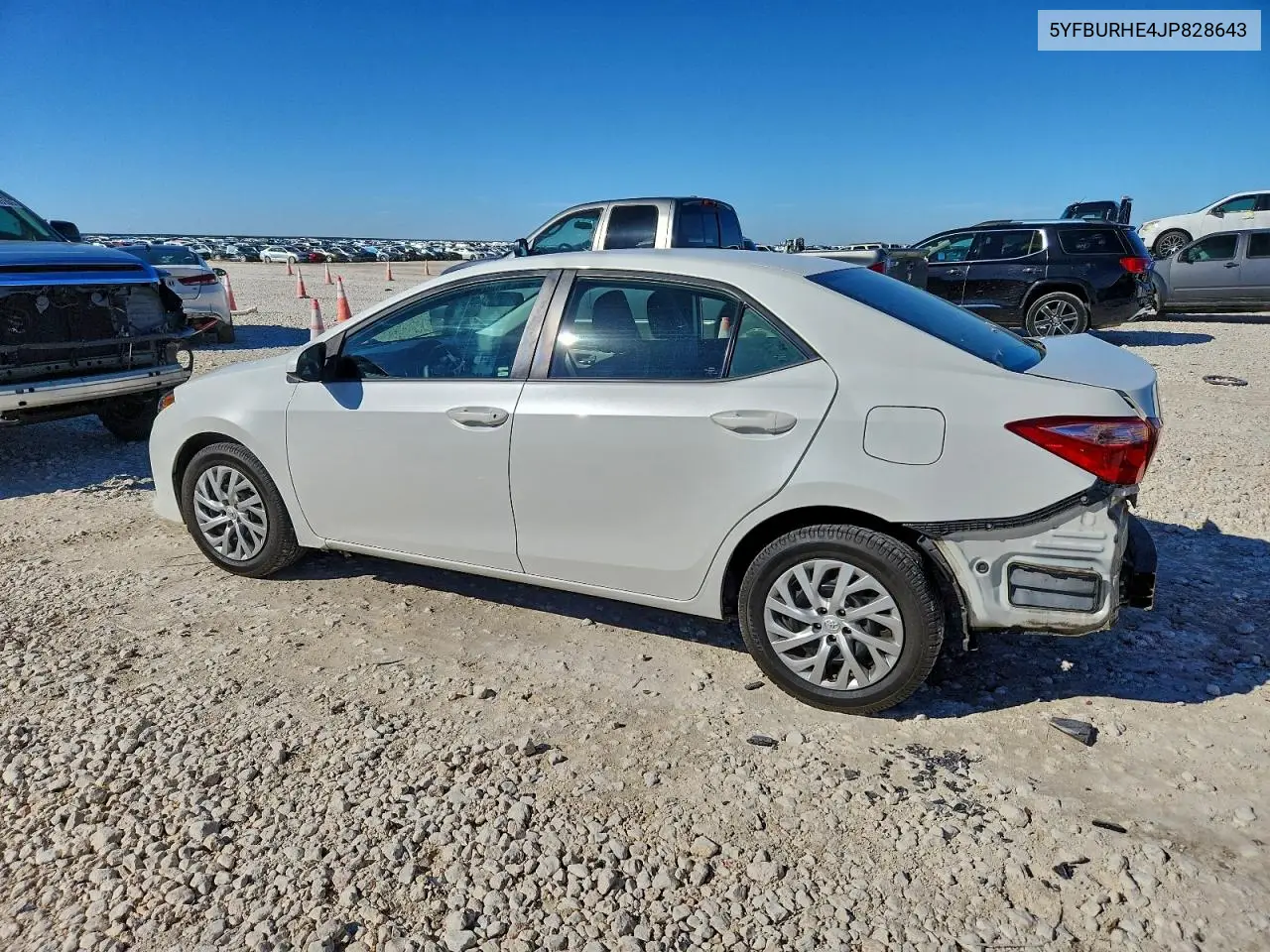 5YFBURHE4JP828643 2018 Toyota Corolla L