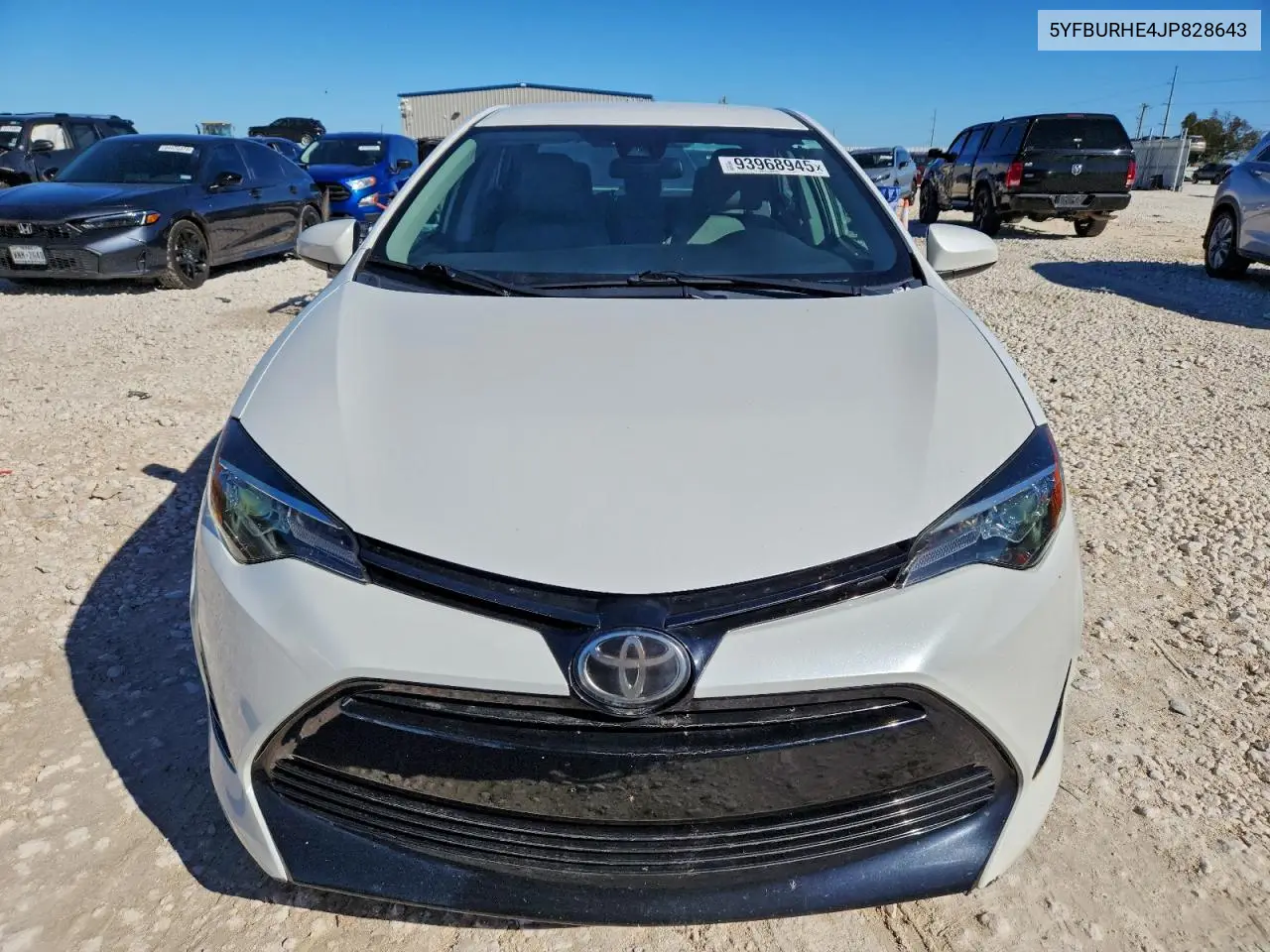 5YFBURHE4JP828643 2018 Toyota Corolla L