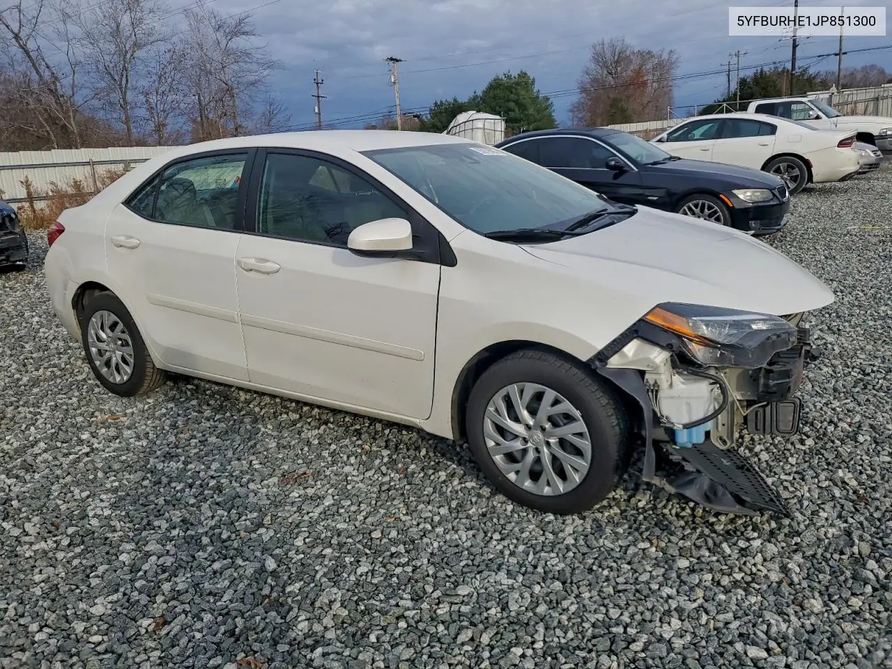 5YFBURHE1JP851300 2018 Toyota Corolla L