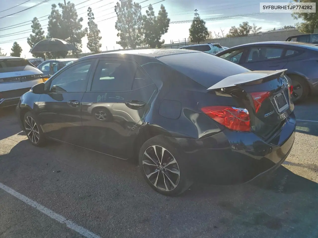 5YFBURHE1JP774282 2018 Toyota Corolla L