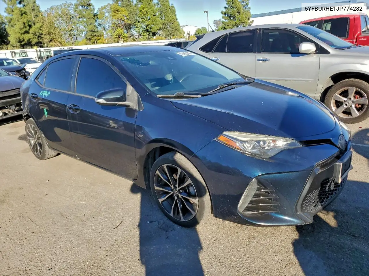 5YFBURHE1JP774282 2018 Toyota Corolla L
