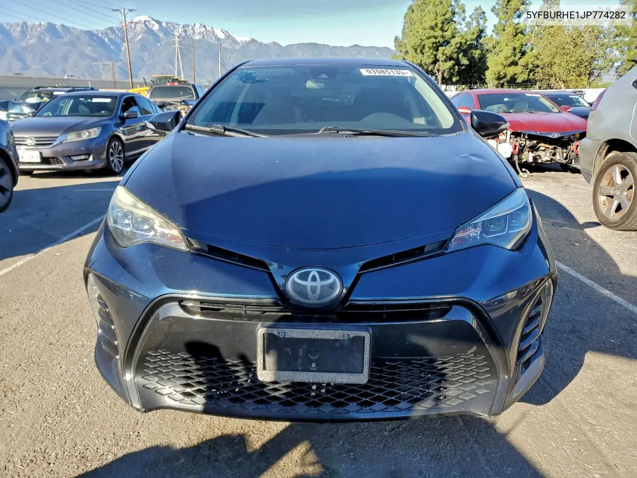 5YFBURHE1JP774282 2018 Toyota Corolla L