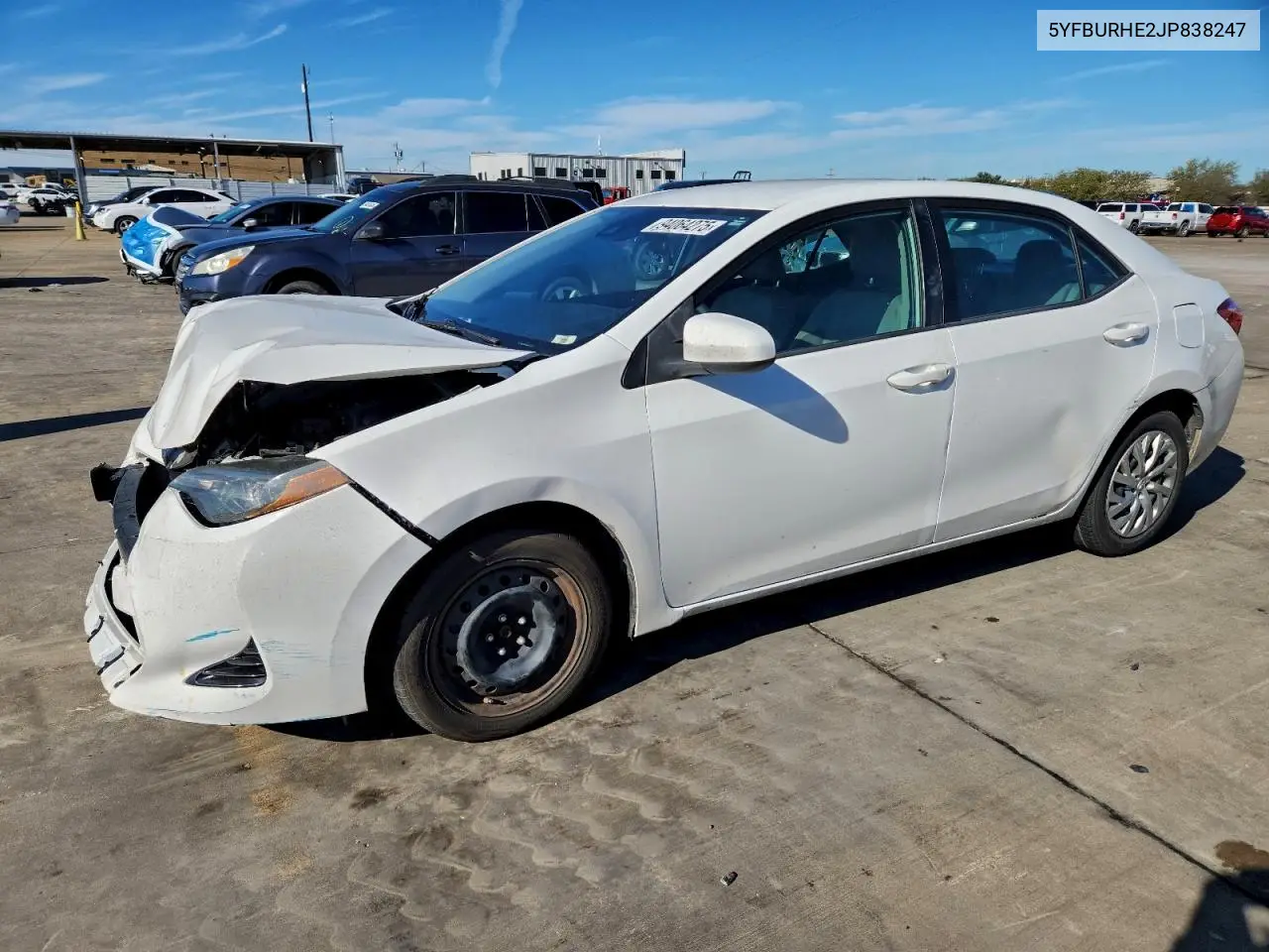 5YFBURHE2JP838247 2018 Toyota Corolla L