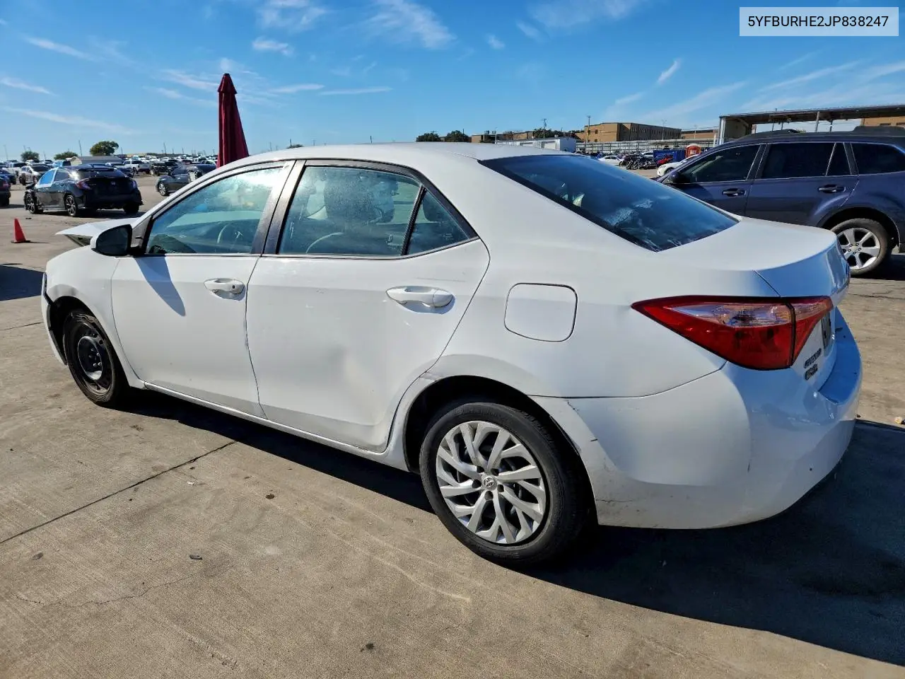 5YFBURHE2JP838247 2018 Toyota Corolla L