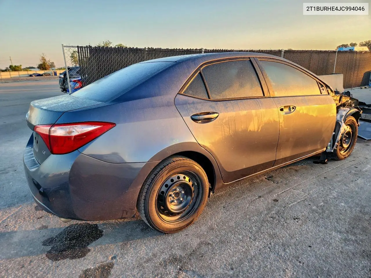 2T1BURHE4JC994046 2018 Toyota Corolla L