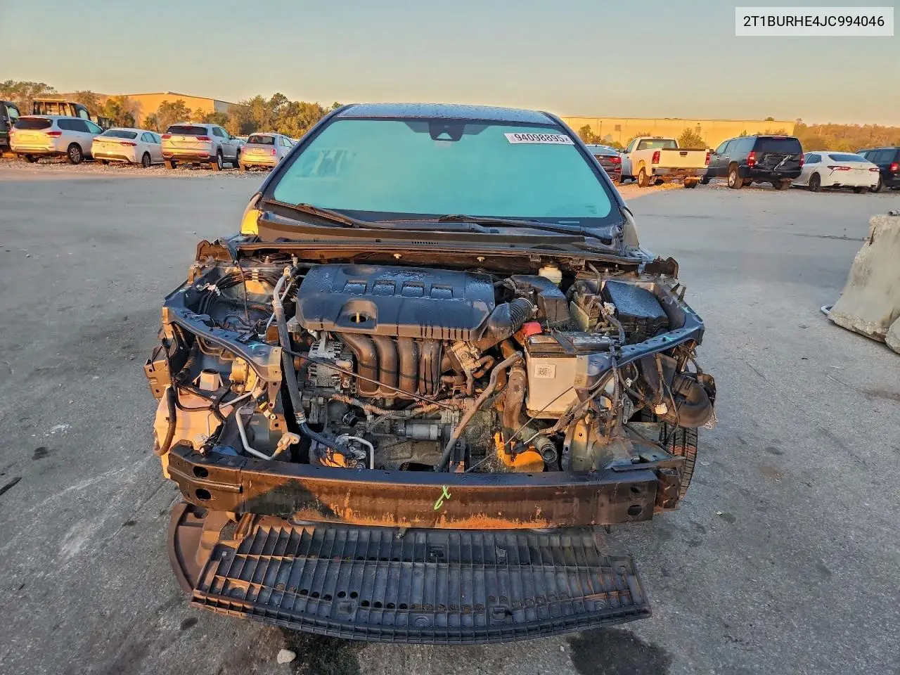 2T1BURHE4JC994046 2018 Toyota Corolla L