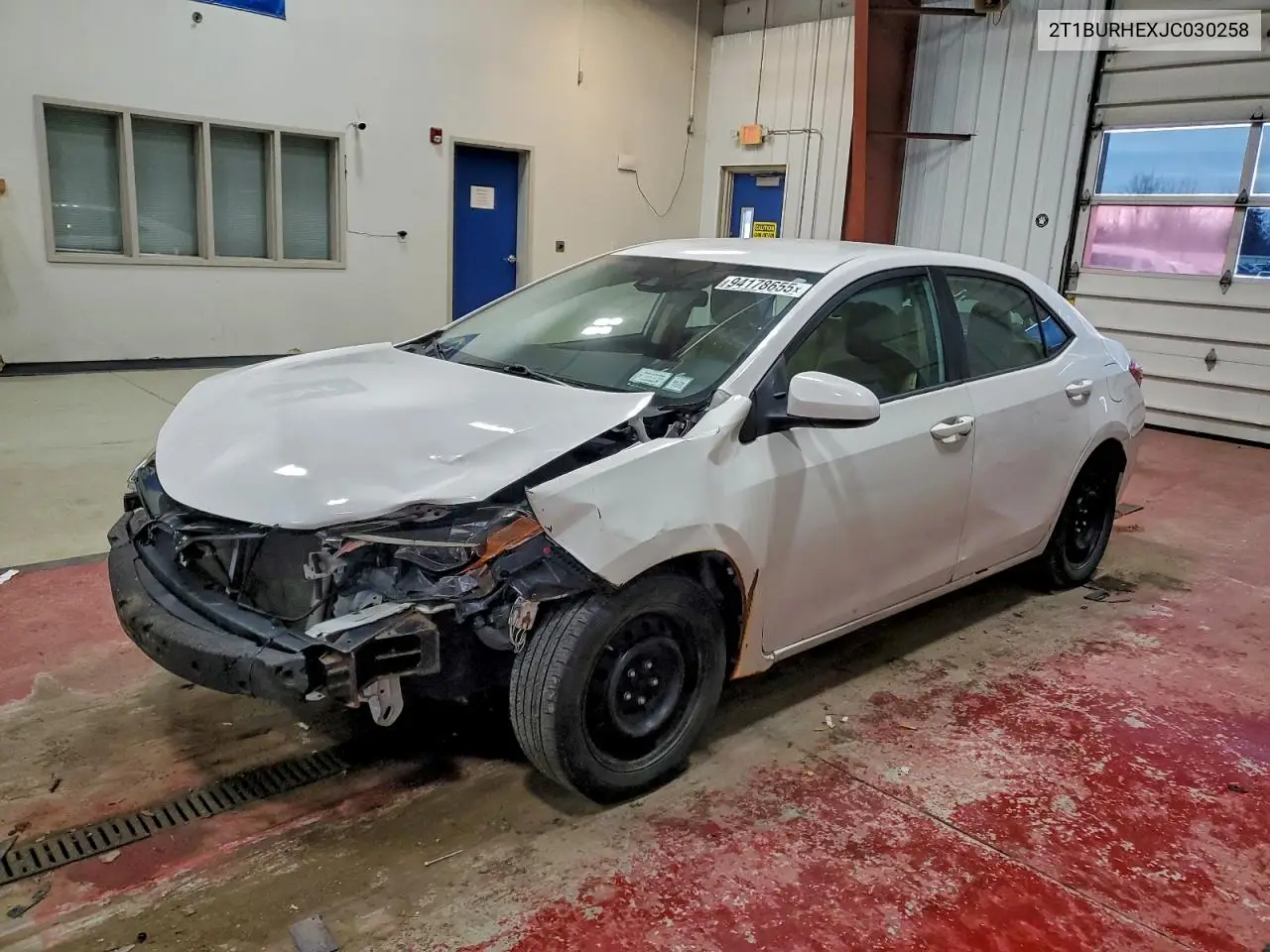 2T1BURHEXJC030258 2018 Toyota Corolla L