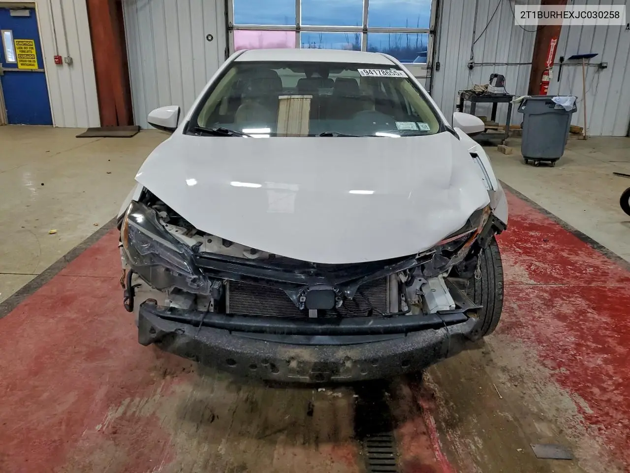 2T1BURHEXJC030258 2018 Toyota Corolla L