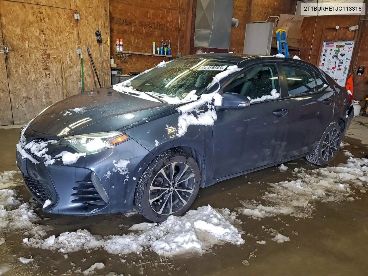 2T1BURHE1JC113318 2018 Toyota Corolla L