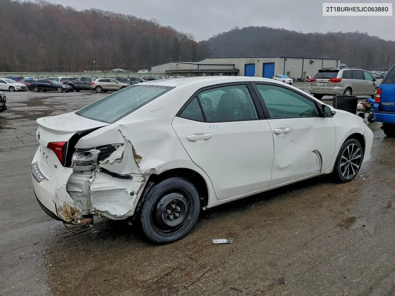 2T1BURHE5JC063880 2018 Toyota Corolla L